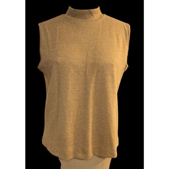 Liz Claiborne 3 Piece Set Sz. L Jacket Shell & Skirt  Vintage Tan - Picture 10 of 16